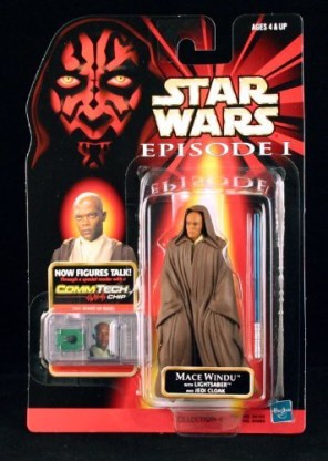Hasbro Star Wars Mace Windu With Lightsaber And Jedi Cloak Action Figure for sale online 
