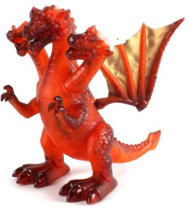Dragon Kids Toy Walking Figure Red Lights Sounds Real Movement Battery Brand New 