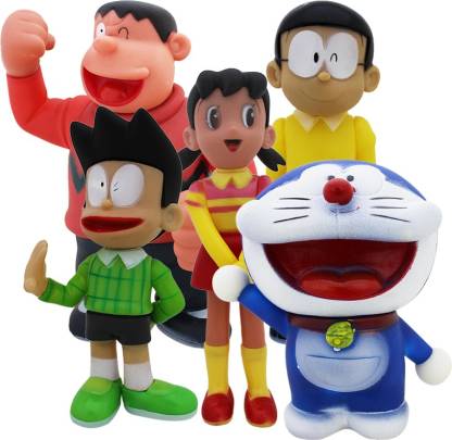 Global Toys & Games Cute Doraemon Family(Doraemon,Gian,Nobita,Suneo,Shizuka)  - Cute Doraemon Family(Doraemon,Gian,Nobita,Suneo,Shizuka) . Buy Doraemon  toys in India. shop for Global Toys & Games products in India. |  