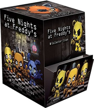 FNAF Officially Licensed Five Nights At Freddy's 3" Figure Hangers Toy 5-Packs 