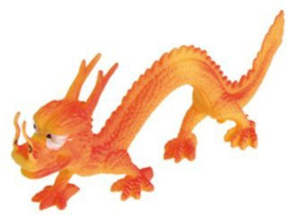 Rubber dragon toy Clearance