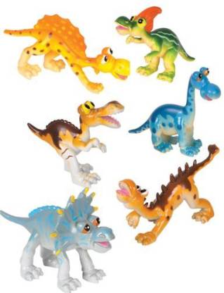 Adventure Planet Cartoon Dinosaur Set6Piece - Cartoon Dinosaur Set6Piece .  Buy Dinosaur toys in India. shop for Adventure Planet products in India. |  