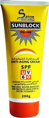 sunblock anti aging cream