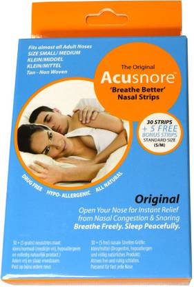 Acusnore Anti Snoring & Nasal Congestion 'Breathe Better ...