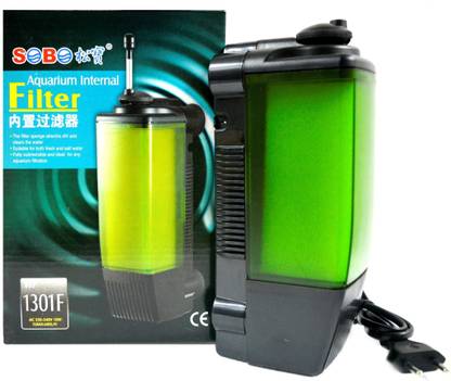sobo aquarium internal filter wp 1301f 10w f max 600l hr power aquarium filter