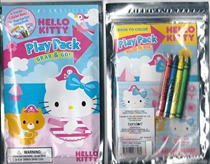 pirate hello kitty coloring pages