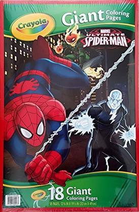 CRAYOLA Spiderman Crayola Giant Coloring Pages - Spiderman ...