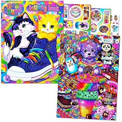 Lisa Frank Stickers and Coloring Book Super Set 2 Books Over ...