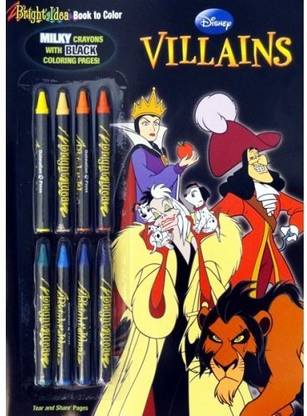 DISNEY Villains Coloring And Activity Book With Crayons ...
