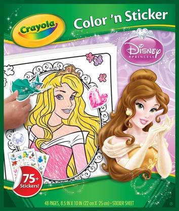 CRAYOLA Disney Princess Color n Sticker Book - Disney ...