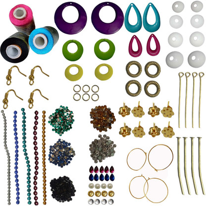 silk thread jewellery making kit flipkart