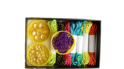 silk thread jewellery making kit flipkart