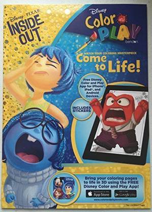 Disney Pixar Inside Out Color and Play Coloring Book Over 30 ...