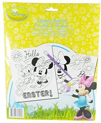 DISNEY Minnie Mouse Easter Coloring Paint Set - Minnie Mouse ...