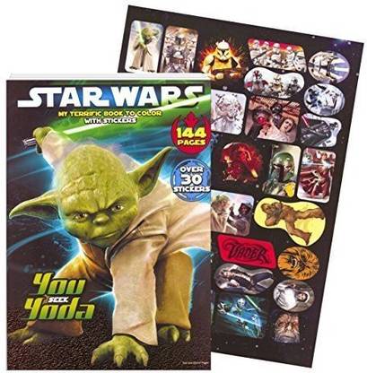 Disney Studios Classic Star Wars Giant Coloring Book with Stickers (144 ...
