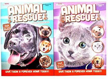 Kappa Children'S Animal Rescue Coloring & Activity Books (Set ...