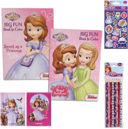 DISNEY r. Sofia the First Ultimate Coloring Book Value Pack ...