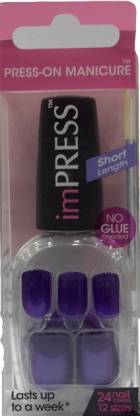 Impress Press - on manicure Blue - Price in India, Buy Impress Press - on  manicure Blue Online In India, Reviews, Ratings & Features 