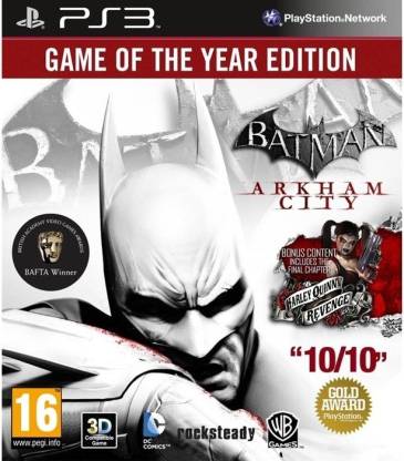 Batman: Arkham City (Game Of The Year Edition) Price in India - Buy Batman:  Arkham City (Game Of The Year Edition) online at 