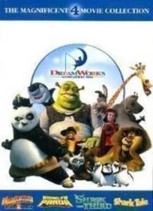 DreamWorks Animation Pack (Kung Fu Panda Madagascar 2 Shrek 3 Shark Tale)  Price in India - Buy DreamWorks Animation Pack (Kung Fu Panda Madagascar 2  Shrek 3 Shark Tale) online at 
