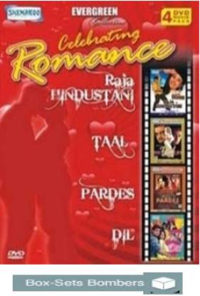 Celebrating Romance (Raja Hindustani,Taal,Pardes & Dil)-4 Movie DVD Pack  Price in India - Buy Celebrating Romance (Raja Hindustani,Taal,Pardes &  Dil)-4 Movie DVD Pack online at 