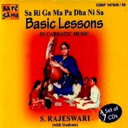 Sa Ri Ga Ma Pa Dha Ni Sa Basic Lessons Carnatic 1 To Vii Audio Cd Standard Edition Price In India Buy Sa Ri Ga Ma Pa Dha Ni Sa