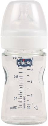 Chicco Glass Feeding Bottle 150 Ml Buy Chicco With Nipple Products In India Flipkart Com
