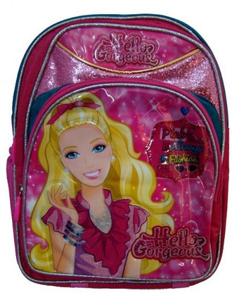 pink barbie backpack