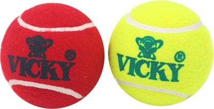 6er Pack, Rot Tennisball Vicky Pro Schweres Cricket 