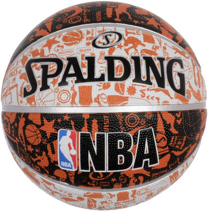 spalding nba basketball black