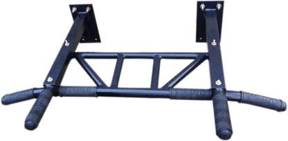 SME Fitness Wall Mount Multi Grip Pull up Bar Black