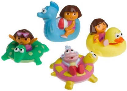 dora the explorer bath toys