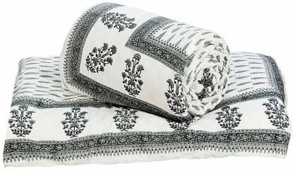 LITTLE INDIA Floral Double Comforter for  Mild Winter