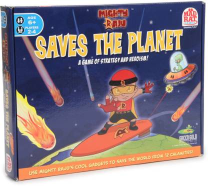 MadRat Games Mighty Raju Saves the Planet Strategy & War Games Board Game -  Mighty Raju Saves the Planet . Buy Raju toys in India. shop for MadRat Games  products in India.
