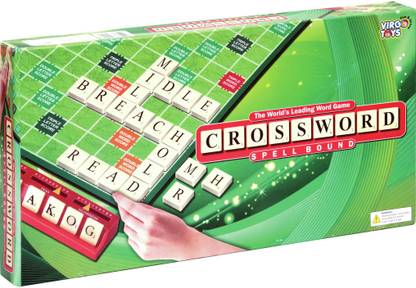 Virgo Toys Crossword Spellbound - Pasted Box Word Games Board ...