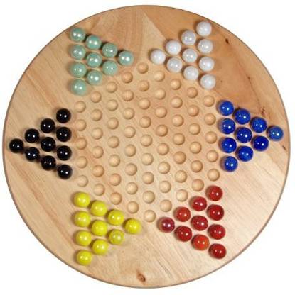 We Games Solid Wood 115 Chinese Checkers Set With Glass Marbles Party Fun Games Board Game Solid Wood 115 Chinese Checkers Set With Glass Marbles Shop For We Games