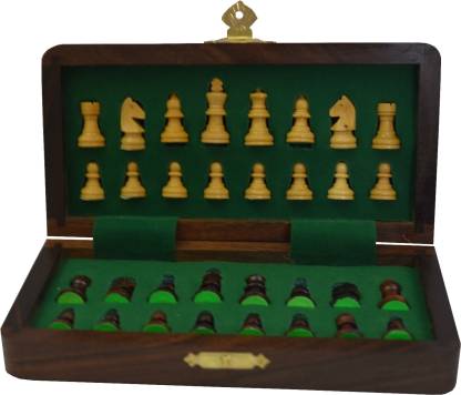Chessncrafts 7 x 7 Fitted Magnetic (CNC-MT-4) Strategy & War Games Board Game
