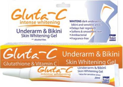 Gluta-C Herbal underarm and bikini skin whitening gel with natural extracts