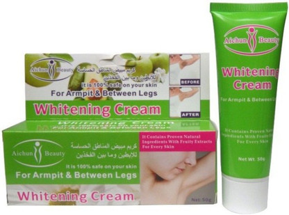 under arms and under legs whitening cream