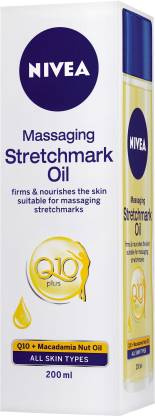 wijs Correlaat Vertrouwen NIVEA Q10 Massaging Stretchmark Oil Price in India - Buy NIVEA Q10 Massaging  Stretchmark Oil online at Flipkart.com