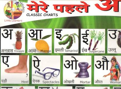 Hindi Alphabet Classic Chart Buy Hindi Alphabet Classic Chart By Unknown At Low Price In India Flipkart Com