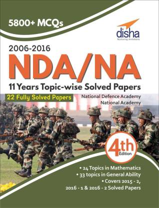 NDA/ NA 11 years Topic-wise Solved Papers (2006 - 2016) 4th Edition