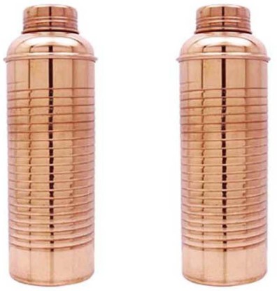 Copper Water Pot Jug storage Bottle for Ayurveda Health Benefit 800 ml 