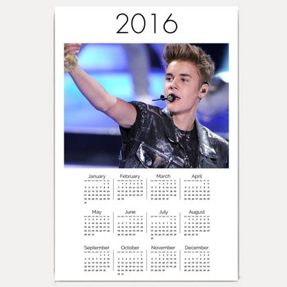 Hawtskin Justin Bieber Performing Live 18x12 Inch 16 Wall Calendar Price In India Buy Hawtskin Justin Bieber Performing Live 18x12 Inch 16 Wall Calendar Online At Flipkart Com