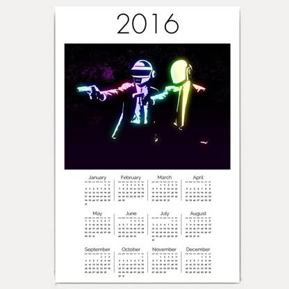 Hawtskin Pulp Fiction Vs Daft Punk 18x12 Inch 16 Wall Calendar Price In India Buy Hawtskin Pulp Fiction Vs Daft Punk 18x12 Inch 16 Wall Calendar Online At Flipkart Com Hawtskin Pulp Fiction Vs Daft Punk 18x12 Inch 16 Wall Calendar Price In India Buy Hawtskin Pulp Fiction Vs Daft Punk 18x12 Inch 16 Wall Calendar Online At Flipkart Com
