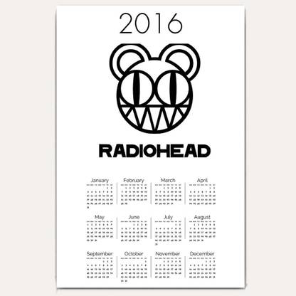 Hawtskin Radiohead Artwork 2781 Wall Calendar 16 Wall Calendar Price In India Buy Hawtskin Radiohead Artwork 2781 Wall Calendar 16 Wall Calendar Online At Flipkart Com