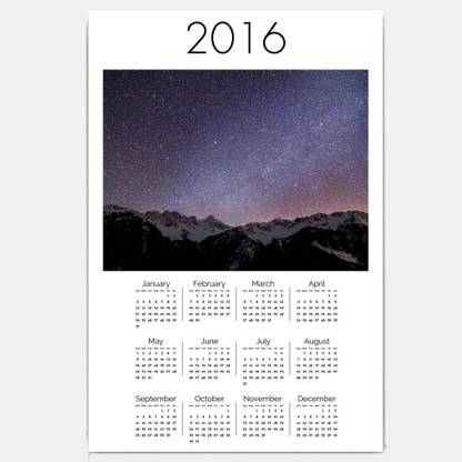Hawtskin The Milky Way Huge 18x12 Inch 16 Wall Calendar Price In India Buy Hawtskin The Milky Way Huge 18x12 Inch 16 Wall Calendar Online At Flipkart Com