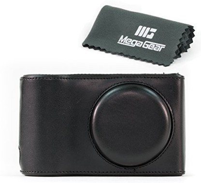 Protection en cuir PU Camera Bag Case pour Samsung Galaxy Camera 2 EK-GC200 GC200 avec sangle et de protection écran Noir 