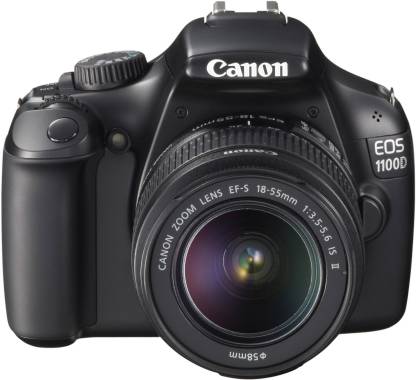 Canon EOS 1100D DSLR Camera (Body with EF-S 18-55 mm IS II Lens)