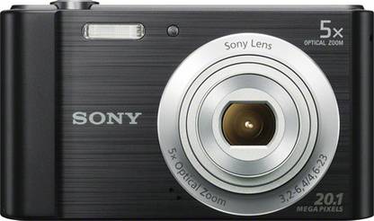 Sony CyberShot DSC-W800/BC IN5 (20.1 MP, 5 Optical Zoom, 13x Digital Zoom, Black) thumbnail